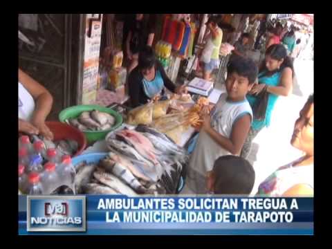 Ambulantes solicitan tregua a la municipalidad de tarapoto