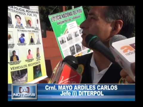 DIRTEPOL presenta logros de operativos ejecutados DIRTEPOL presenta logros de operativos ejecutados