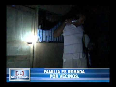 Familia es robada por vecinos en Las Palmas