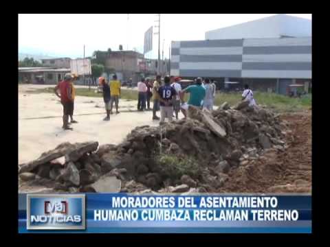 Moradores del asentamiento humano Cumbaza reclaman terreno
