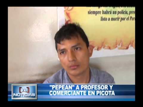 “Pepean” a profesor y comerciante en Picota “Pepean” a profesor y comerciante en Picota