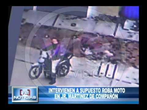 Intervienen a supuesto roba moto en Tarapoto