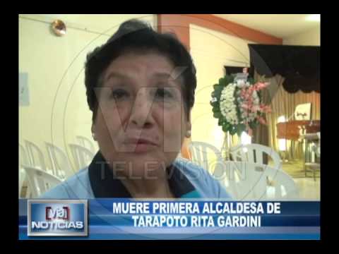 Muere primera alcaldesa de Tarapoto Rita Gardini Muere primera alcaldesa de Tarapoto Rita Gardini