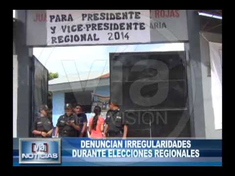 Denuncian irregularidades durante elecciones regionales Denuncian irregularidades durante elecciones regionales