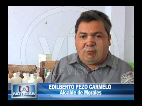 Municipalidad de Morales dona medicamentos a centro de Salud