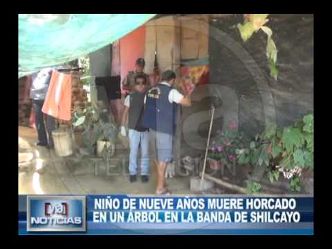 Niño de nueve años muere horcado en un árbol en la Banda de Shilcayo Niño de nueve años muere horcado en un árbol en la Banda de Shilcayo