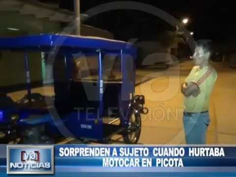 Sorprenden a sujeto cuando hurtaba motocar en Picota Sorprenden a sujeto cuando hurtaba motocar en Picota