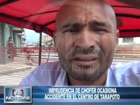 Accidente en calle céntrica de Tarapoto Accidente en calle céntrica de Tarapoto