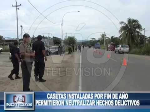 Casetas instaladas por fin de año permitieron neutralizar hechos delictivos Casetas instaladas por fin de año permitieron neutralizar hechos delictivos