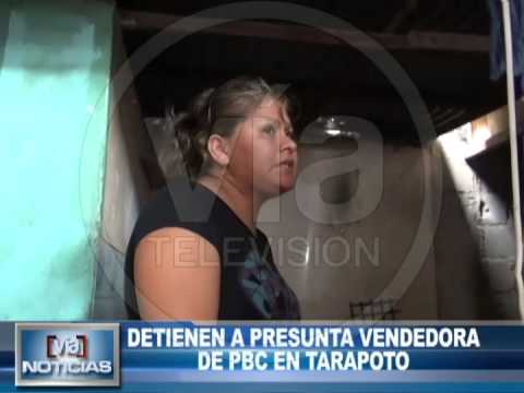 Detienen a presunta vendedora de PBC en Tarapoto Detienen a presunta vendedora de PBC en Tarapoto