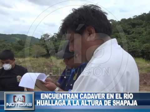 Encuentran cadáver en el Río Mayo cerca a Shapaja Encuentran cadáver en el Río Mayo cerca a Shapaja