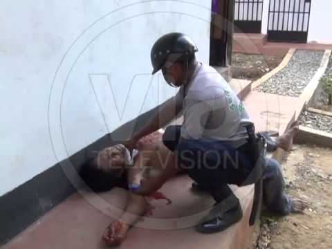 Intenta quitarse la vida cortándose el cuello Intenta quitarse la vida cortándose el cuello