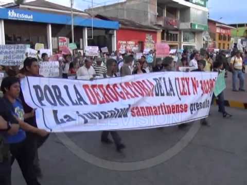 Jóvenes marcharon exigiendo la derogatoria de «Ley Pulpín» Jóvenes marcharon exigiendo la derogatoria de «Ley Pulpín»