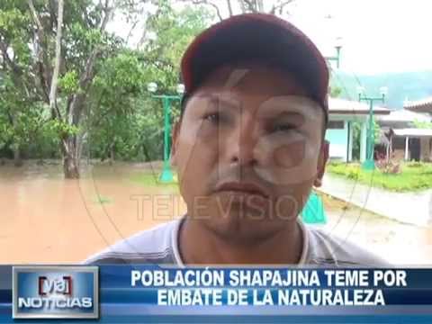 Población shapajina teme por embate de la naturaleza