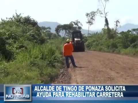 Alcalde de Tingo de Ponaza solicita ayuda para rehabilitar carretera