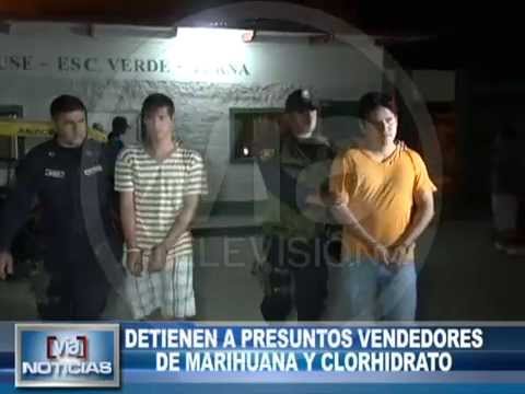 Detienen a presuntos vendedores de marihuana y clorhidrato Detienen a presuntos vendedores de marihuana y clorhidrato