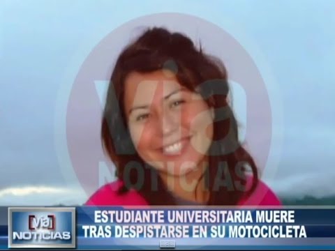 Estudiante universitaria muere tras despistarse en su motocicleta Estudiante universitaria muere tras despistarse en su motocicleta