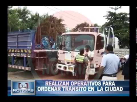Realizan operativo para ordenar tránsito en la ciudad