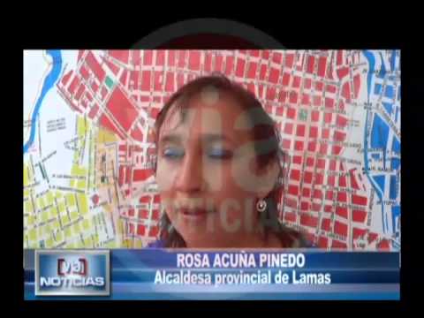 Alcaldesa de Lamas solicita apoyo a la PNP por semana santa Alcaldesa de Lamas solicita apoyo a la PNP por semana santa