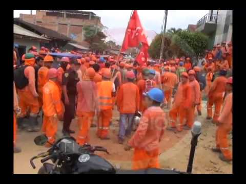 Dirigente nacional de construcción civil organiza medida de protesta