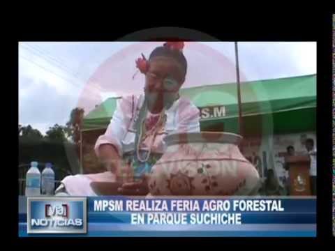 MPSM realiza feria agro forestal  en parque Suchiche