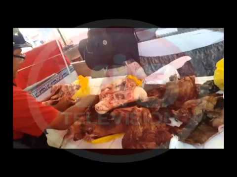 Decomisan 32 kg. De carne del monte en el mercado tres