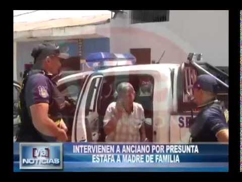Intervienen a anciano por presunta estafa a madre de familia Intervienen a anciano por presunta estafa a madre de familia