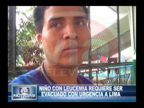 Niño con leucemia requiere ser evacuado con urgencia a Lima