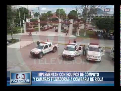 Implementa con equipos de cómputo y cámaras filmadoras a comisaría de Rioja Implementa con equipos de cómputo y cámaras filmadoras a comisaría de Rioja