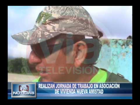 Realizan jornada de trabajo en asociación de vivienda Nueva Amistad Realizan jornada de trabajo en asociación de vivienda Nueva Amistad