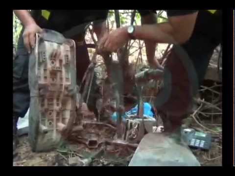 Serenos de la Banda encuentran partes de motos que fueron desmanteladas