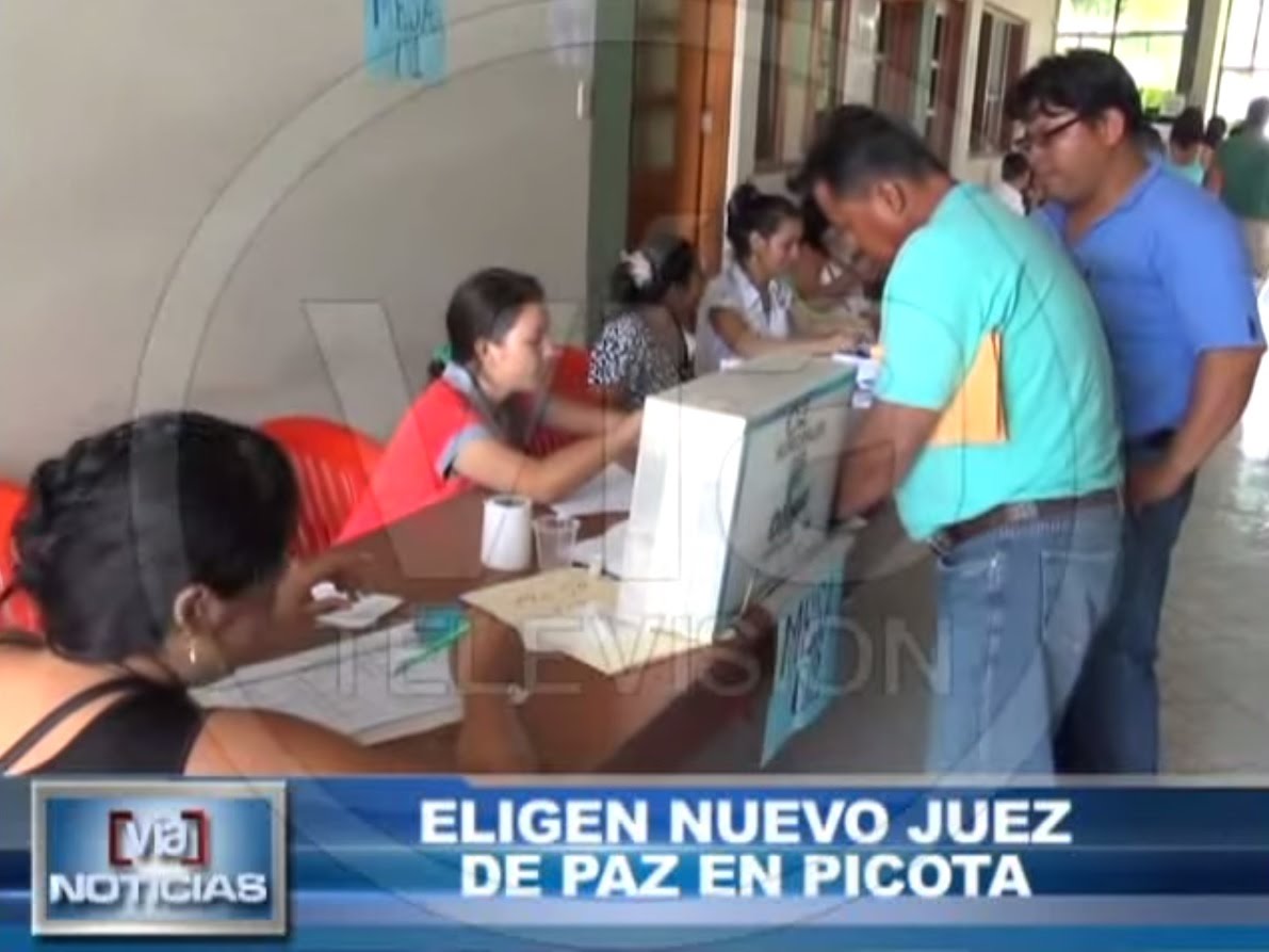 Eligen nuevo juez de paz en Picota Eligen nuevo juez de paz en Picota