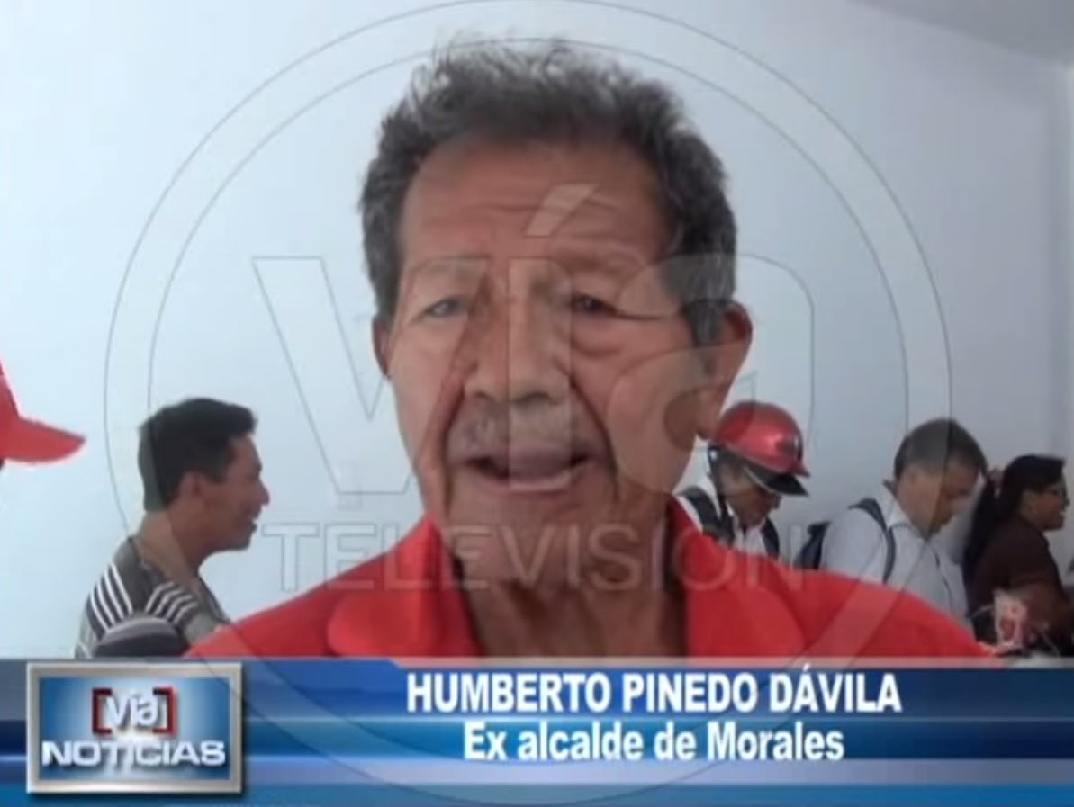 Humberto Pinedo ex alcalde de Morales anuncia que volverá a postular Humberto Pinedo ex alcalde de Morales anuncia que volverá a postular