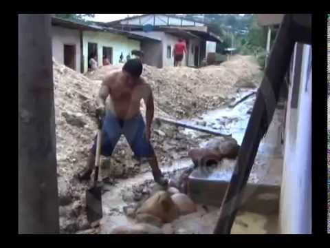 Lluvias inundan casa en la  Banda de Shilcayo
