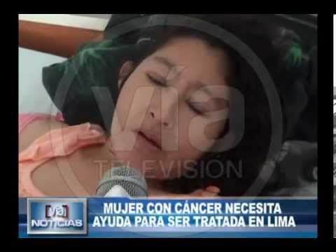 Mujer con cáncer necesita ayuda  para ser tratada en Lima