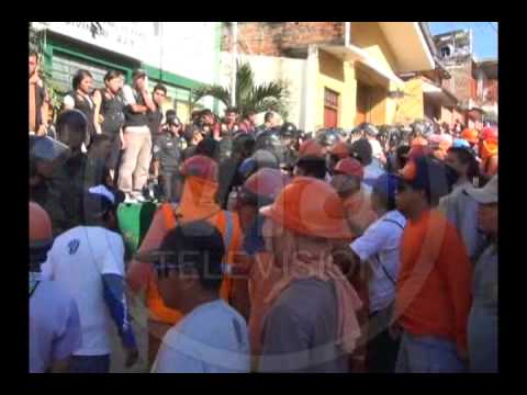 Obreros de construcción civil exigen libertad de sus compañeros Obreros de construcción civil exigen libertad de sus compañeros