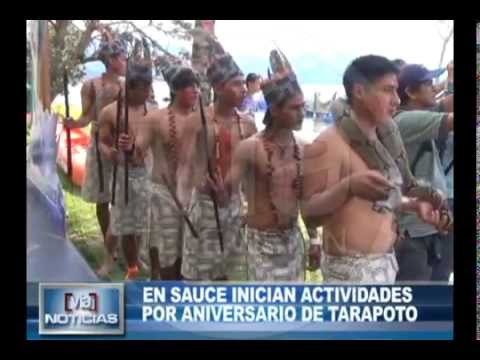 En Sauce inician actividades por aniversario de Tarapoto