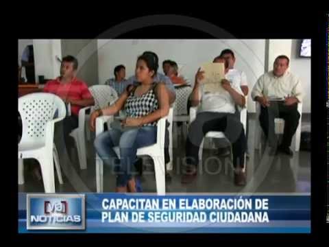 Capacitan en elaboración de plan de seguridad ciudadana Capacitan en elaboración de plan de seguridad ciudadana