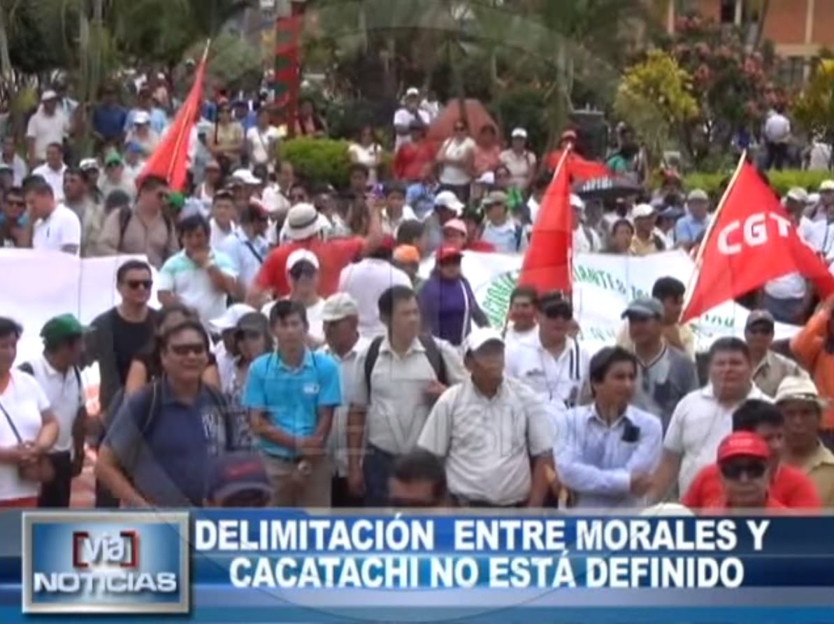 Delimitación territorial entre Morales y Cacatachi no está definido Delimitación territorial entre Morales y Cacatachi no está definido