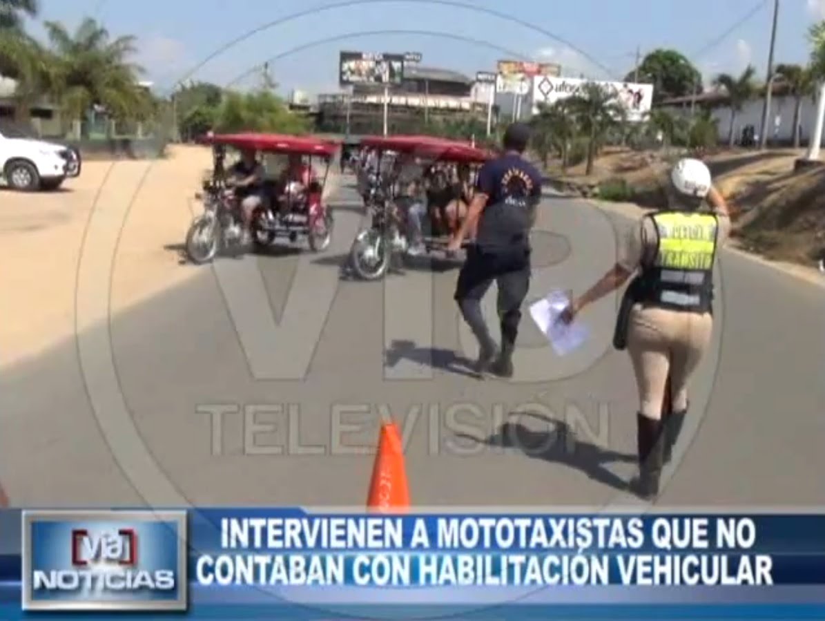Intervienen a mototaxistas que no contaban con habilitación vehicular Intervienen a mototaxistas que no contaban con habilitación vehicular
