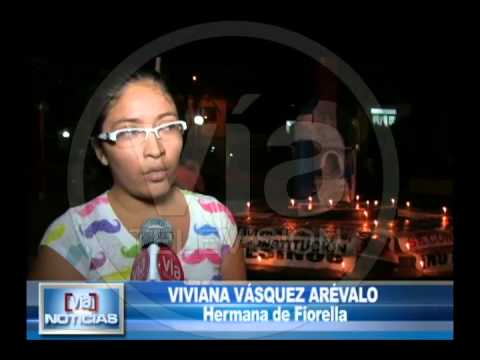 Realizan vigilia exigiendo justicia por el asesinato de joven madre
