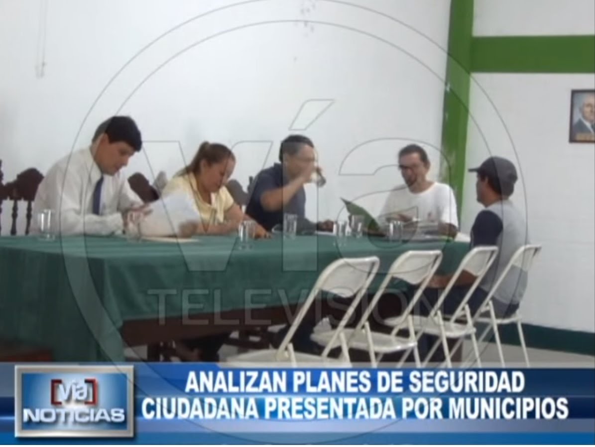 Analizan planes de seguridad ciudadana presentada por municipios