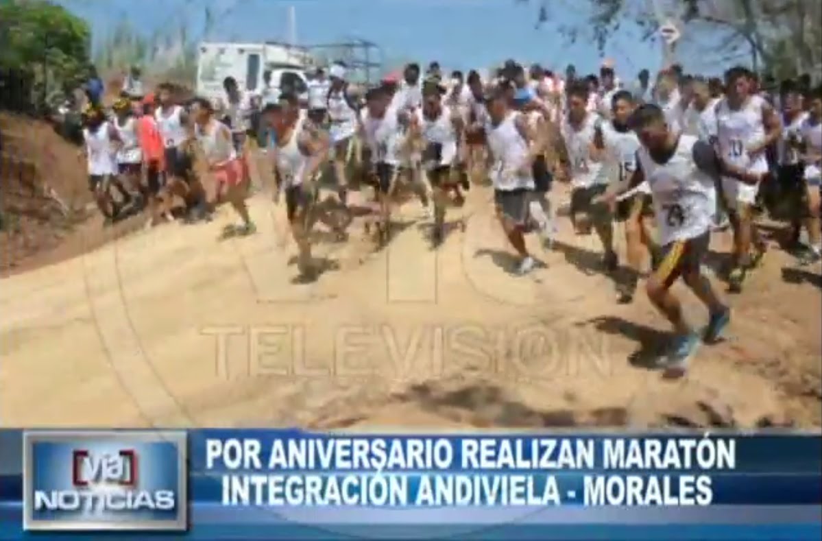 Por aniversario realizan maratón integración andiviela – Morales