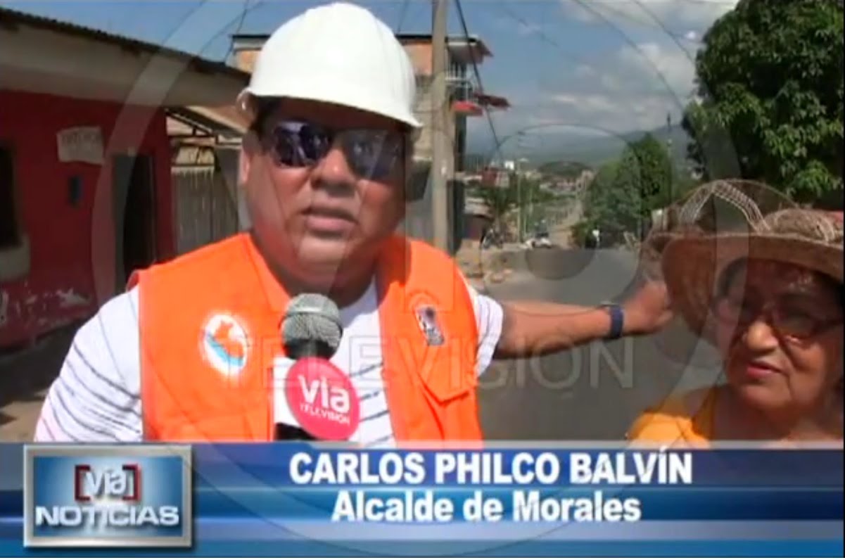Culminan obra de asfaltado de 2 cuadras del jr. Jorge Chávez en Morales Culminan obra de asfaltado de 2 cuadras del jr. Jorge Chávez en Morales
