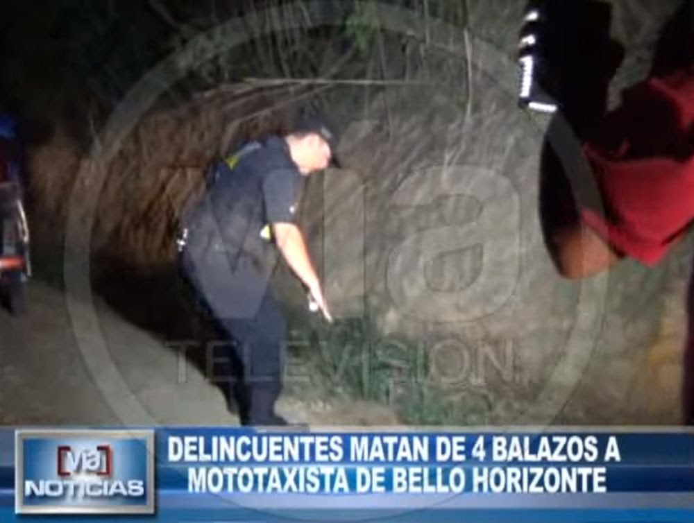 Delincuentes matan de 4 balazos a motokarrista de Bello Horizonte Delincuentes matan de 4 balazos a motokarrista de Bello Horizonte