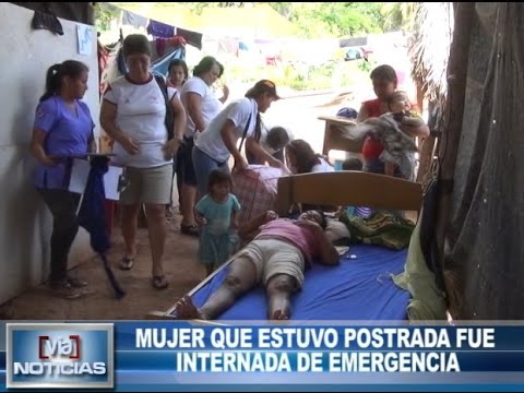 Madre de familia que estuvo postrada fue internada de emergencia Madre de familia que estuvo postrada fue internada de emergencia