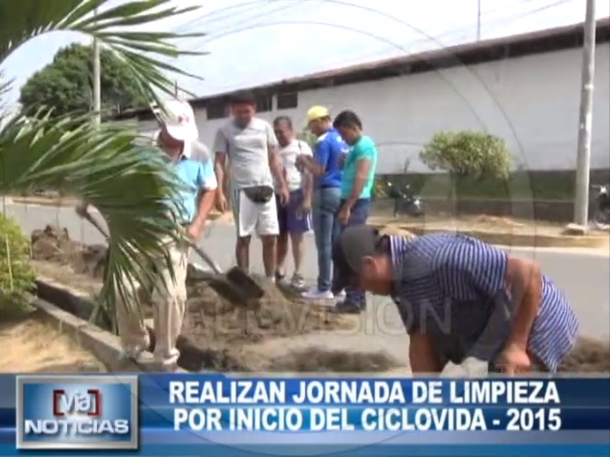 Realizan jornada de limpieza por inicio del CICLOVIDA – 2015