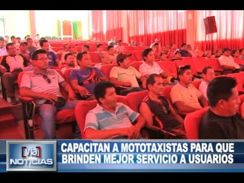 Capacitan a mototaxistas para que brinden mejor servicio a usuarios Capacitan a mototaxistas para que brinden mejor servicio a usuarios