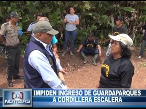 Impiden ingreso de guardaparques a cordillera escalera Impiden ingreso de guardaparques a cordillera escalera