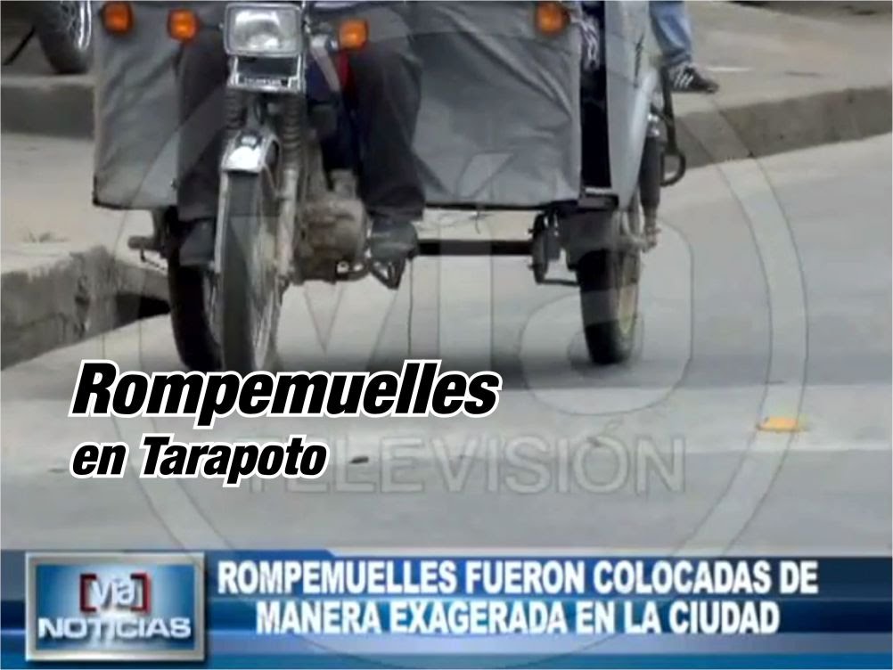 Rompemuelles fueron colocados de manera exagerada en la ciudad Rompemuelles fueron colocados de manera exagerada en la ciudad